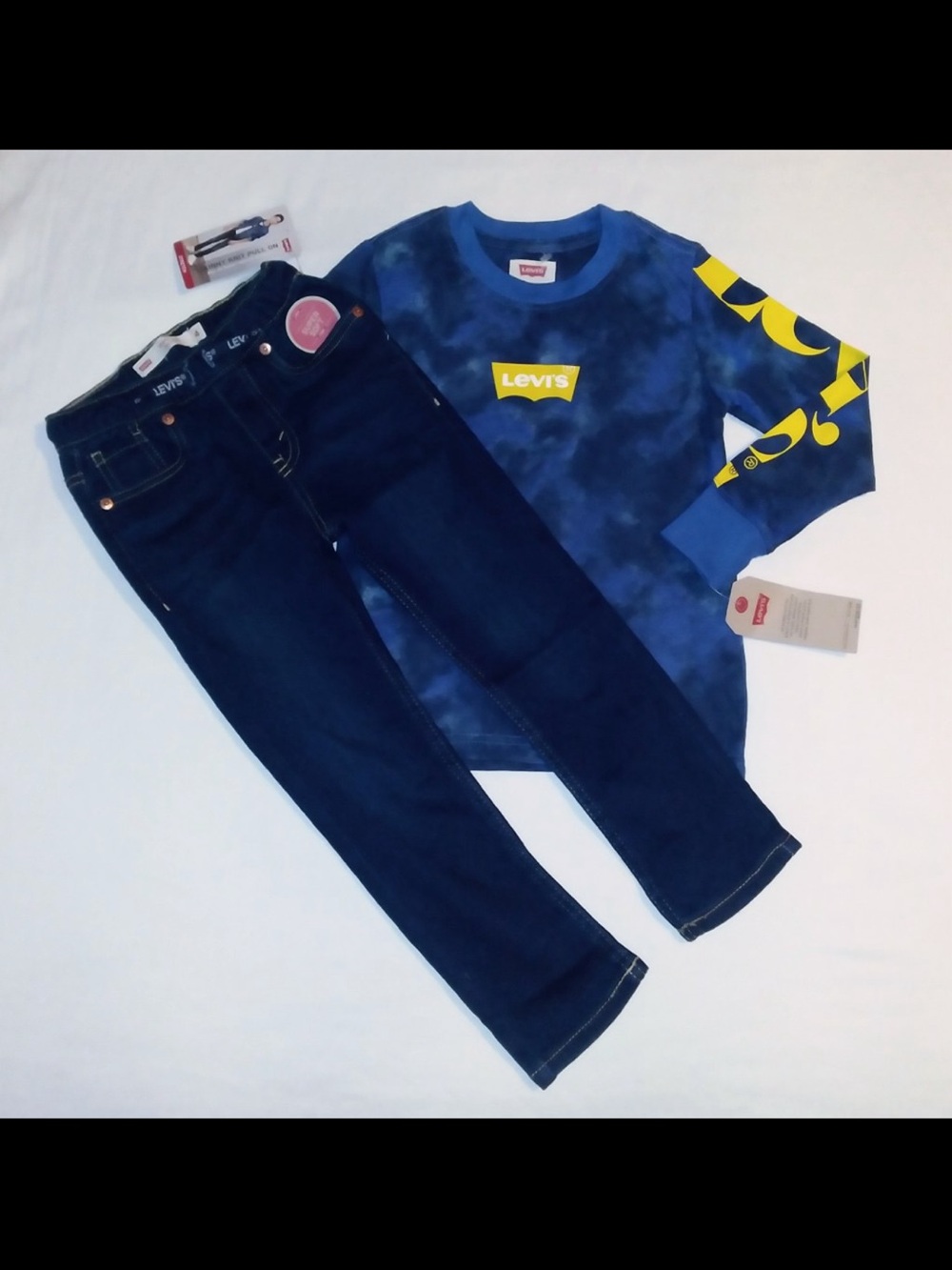 Levi's Boys Toddler 2pc Jeans & Tee Set- 4T